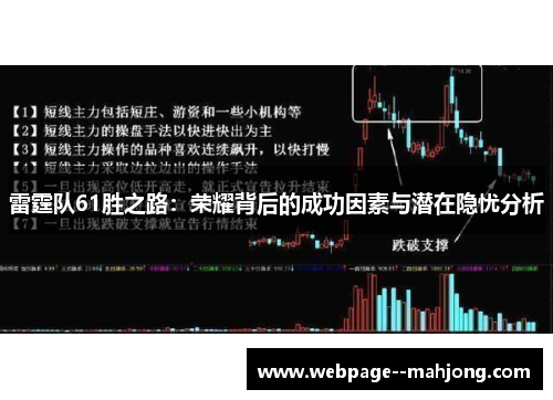 雷霆队61胜之路：荣耀背后的成功因素与潜在隐忧分析